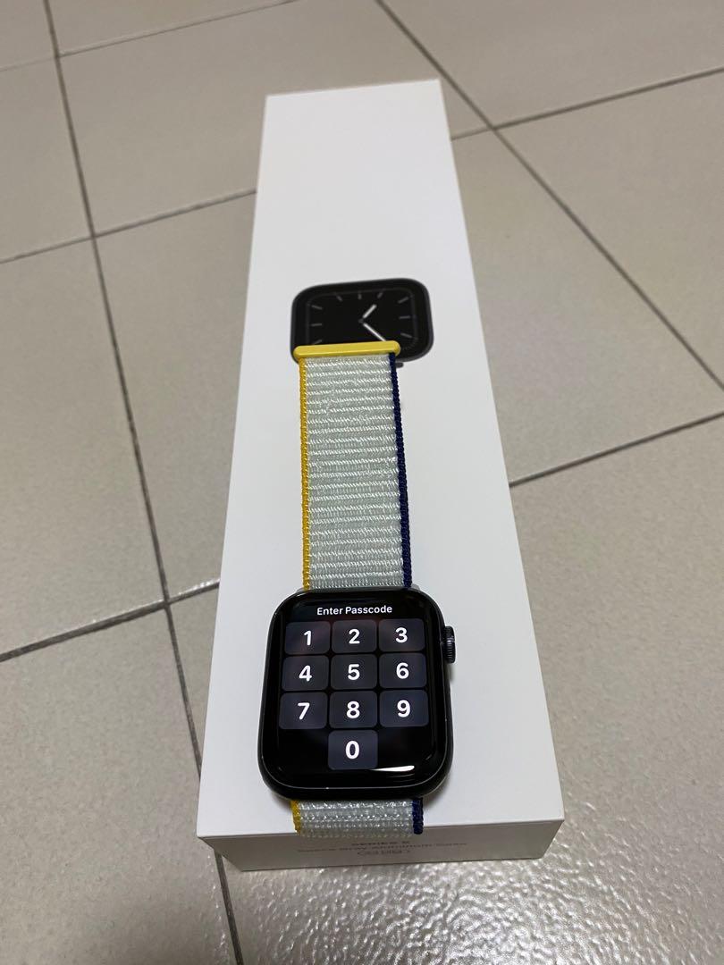 Apple watch series 5 44mm Space gray with apple care Mobile Phones Gadgets Wearables Smart Watches on Carousell