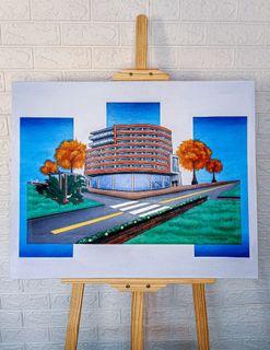 Architectural Painting OPEN FOR COMMISSION