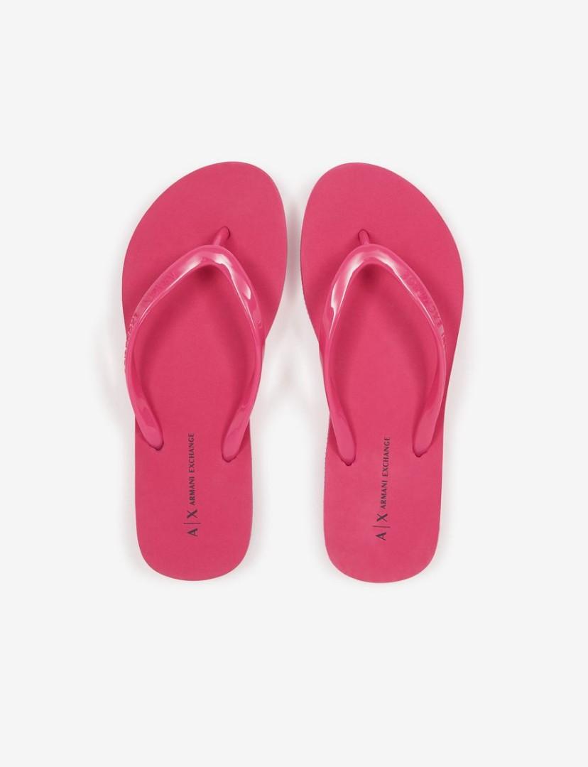 Armani Exchange Slippers - BNIB, Women's Fashion, Footwear, Flipflops and  Slides on Carousell