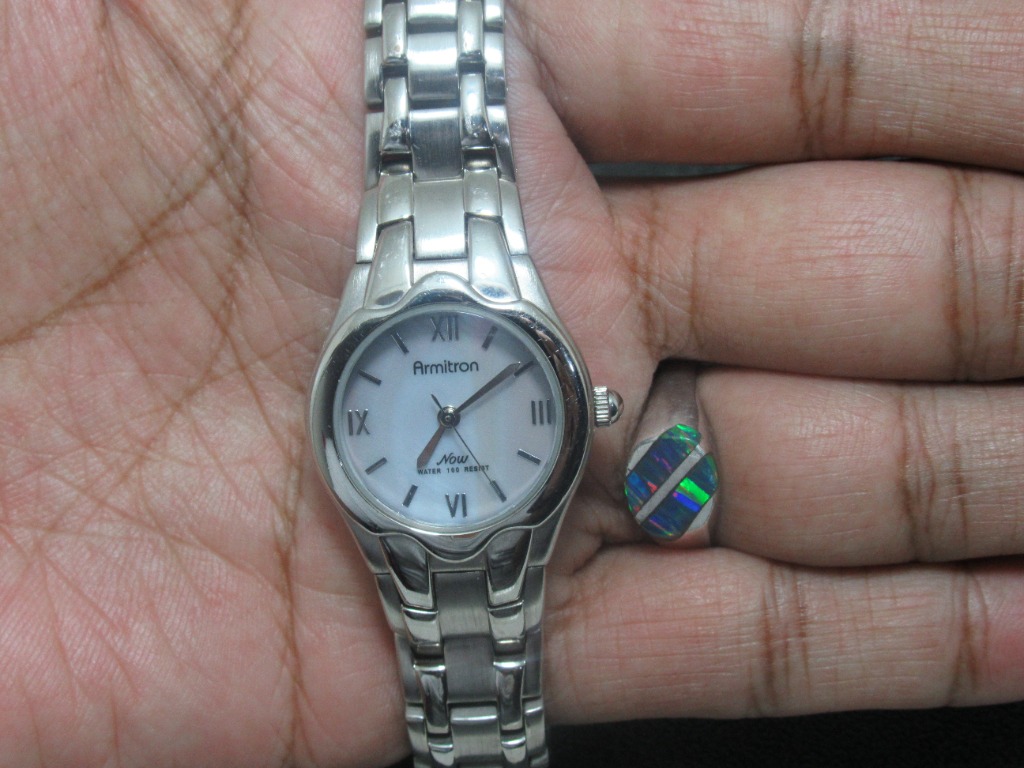 Armitron Now Y121E watch Mother of Pearl Face Women s Fashion