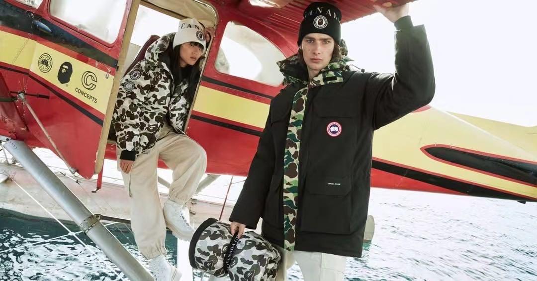 Bape x Concept x Canada Goose Knit Cap Men s Fashion Watches