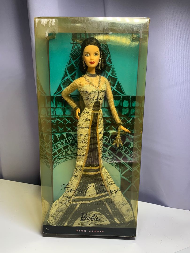 Barbie Pink Label Eiffel Tower, Hobbies & Toys, Toys & Games on Carousell