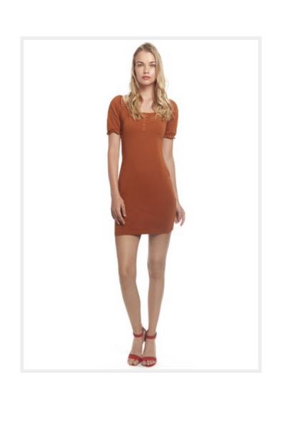 Brownish orange dress