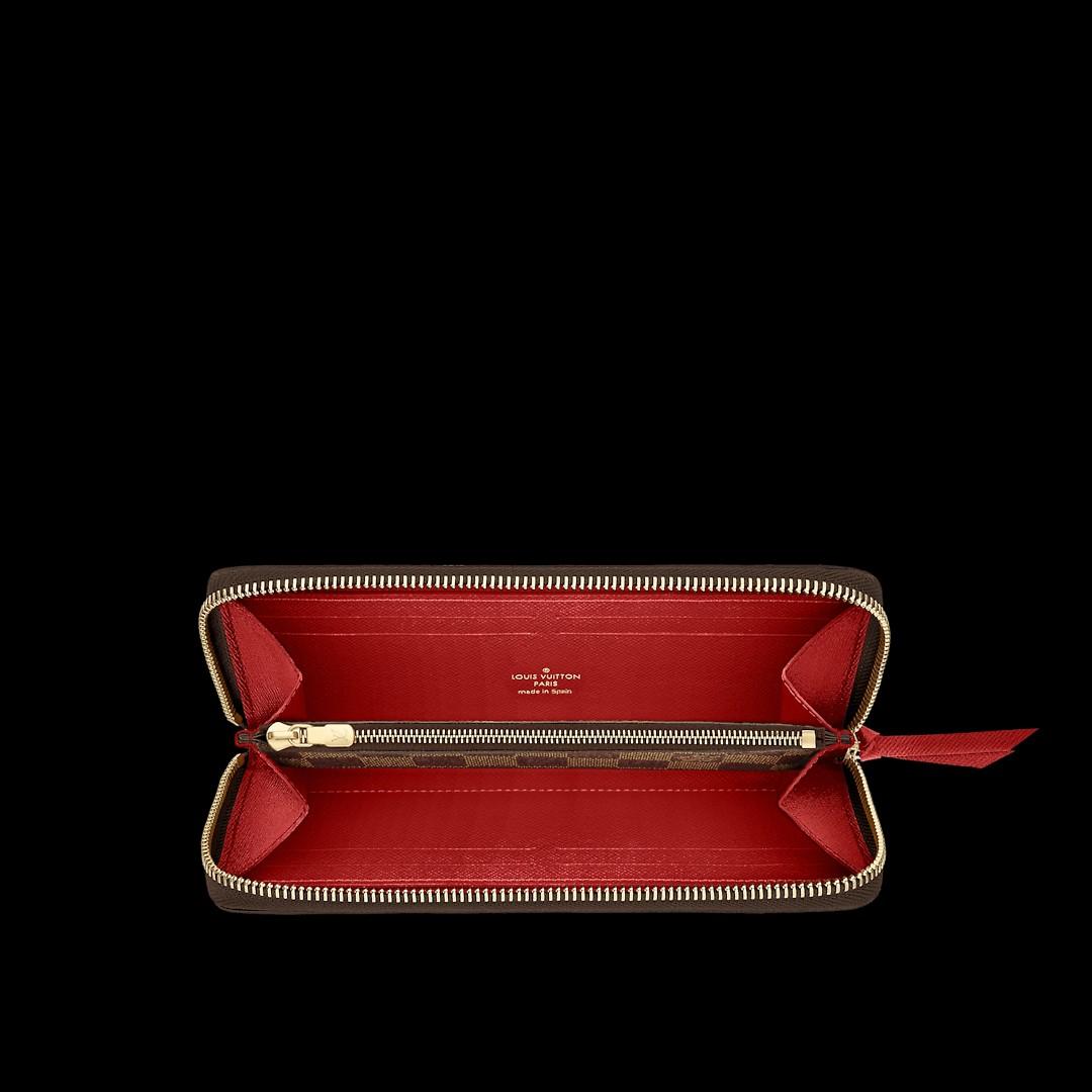 Shop Louis Vuitton DAMIER LV CLÉMENCE WALLET Leather Long Wallets N60534 by  Belleplume