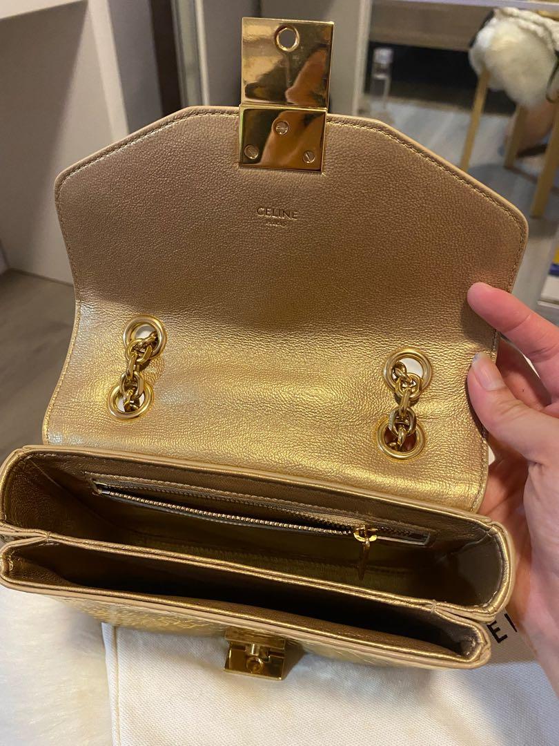 Celine hotsell gold bag