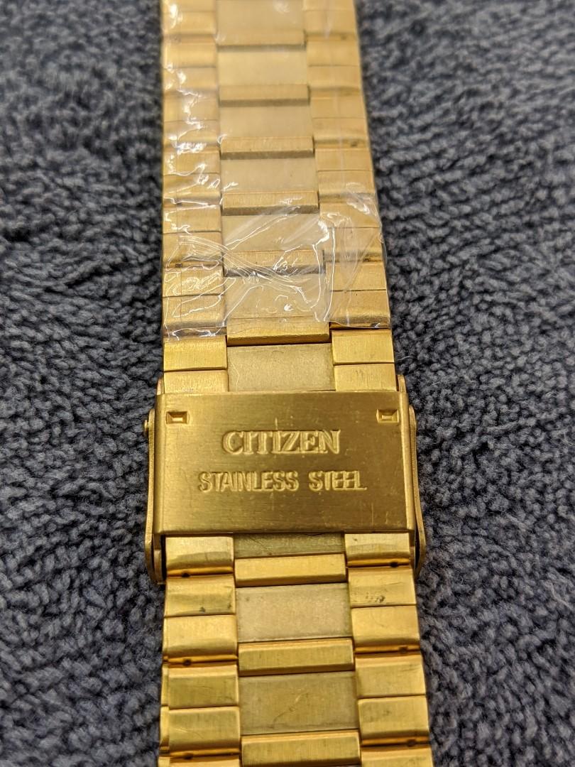 Citizen gold bracelet