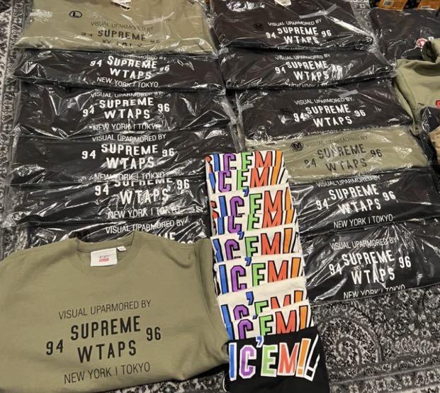 supreme x wtaps tee
