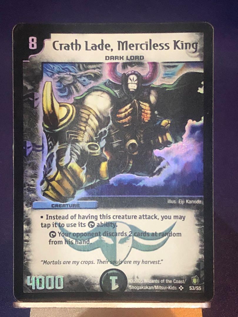 Duel Masters CRATH LADE MERCILESS KING S3/S4 Mint and Never Played 
