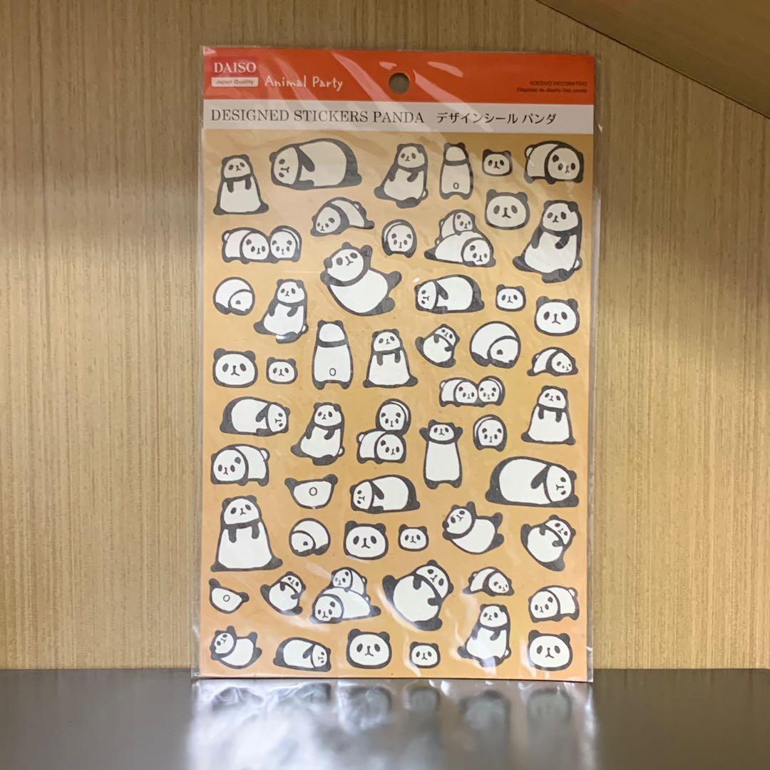 Daiso Pandas Stickers