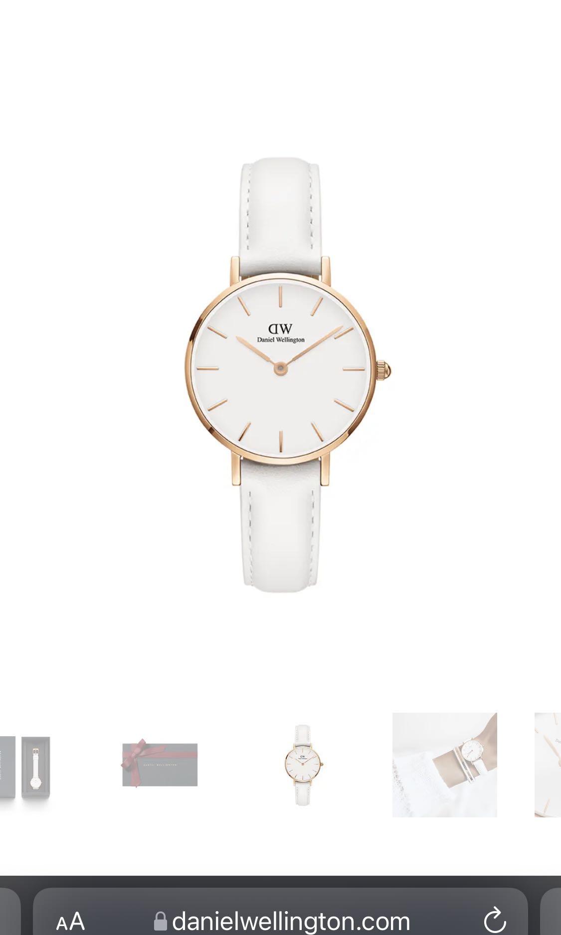 Daniel wellington outlet white watch