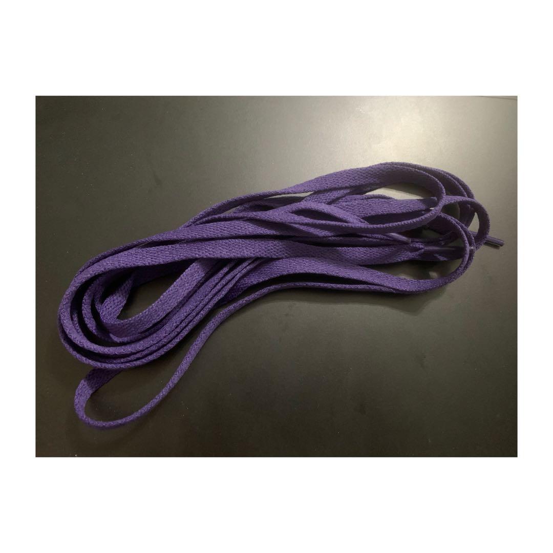 Dark purple shoe laces one pair Women s Fashion Footwear Shoe