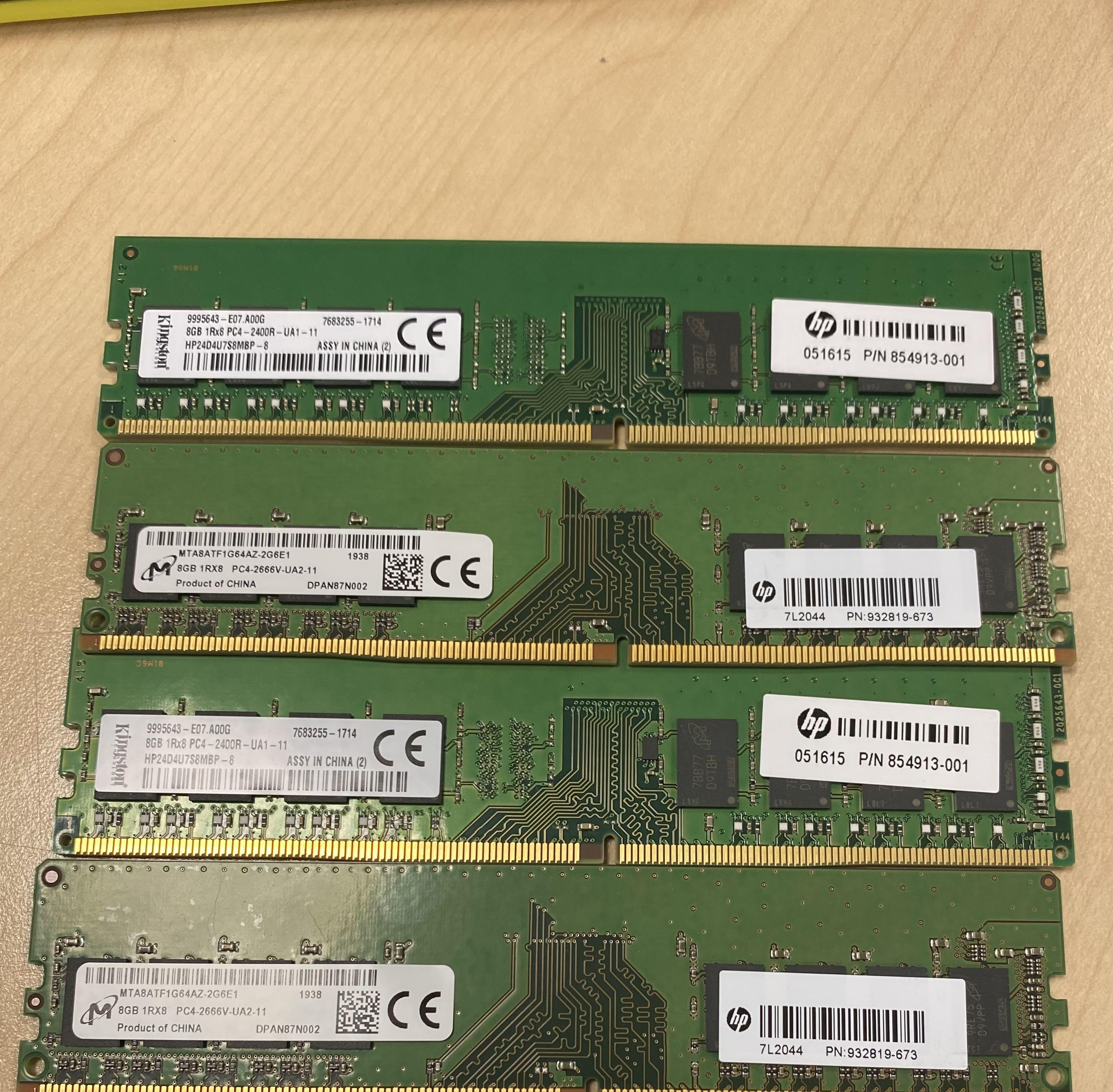 DDR4 Desktop RAM 8GB kingston micron