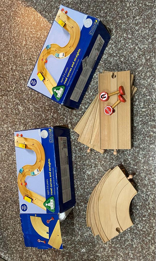 ELC wooden road track Hobbies Toys Toys Games on Carousell