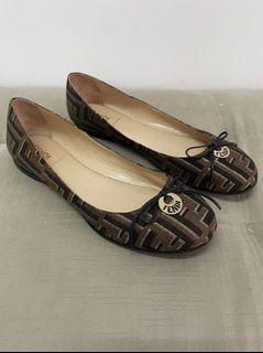 FENDI BALLERINA FLAT SHOES