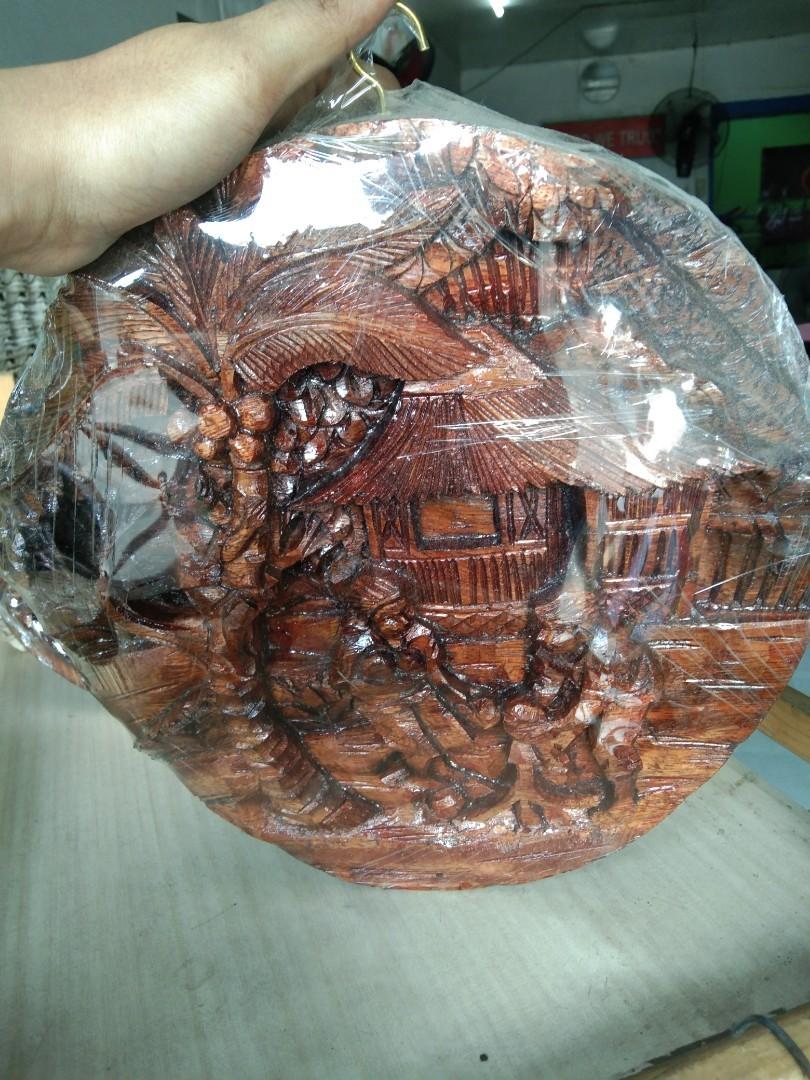 Filipino bayanihan wood carved, Hobbies & Toys, Memorabilia