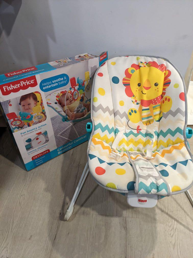 Fisher price colourful carnival hotsell bouncer review