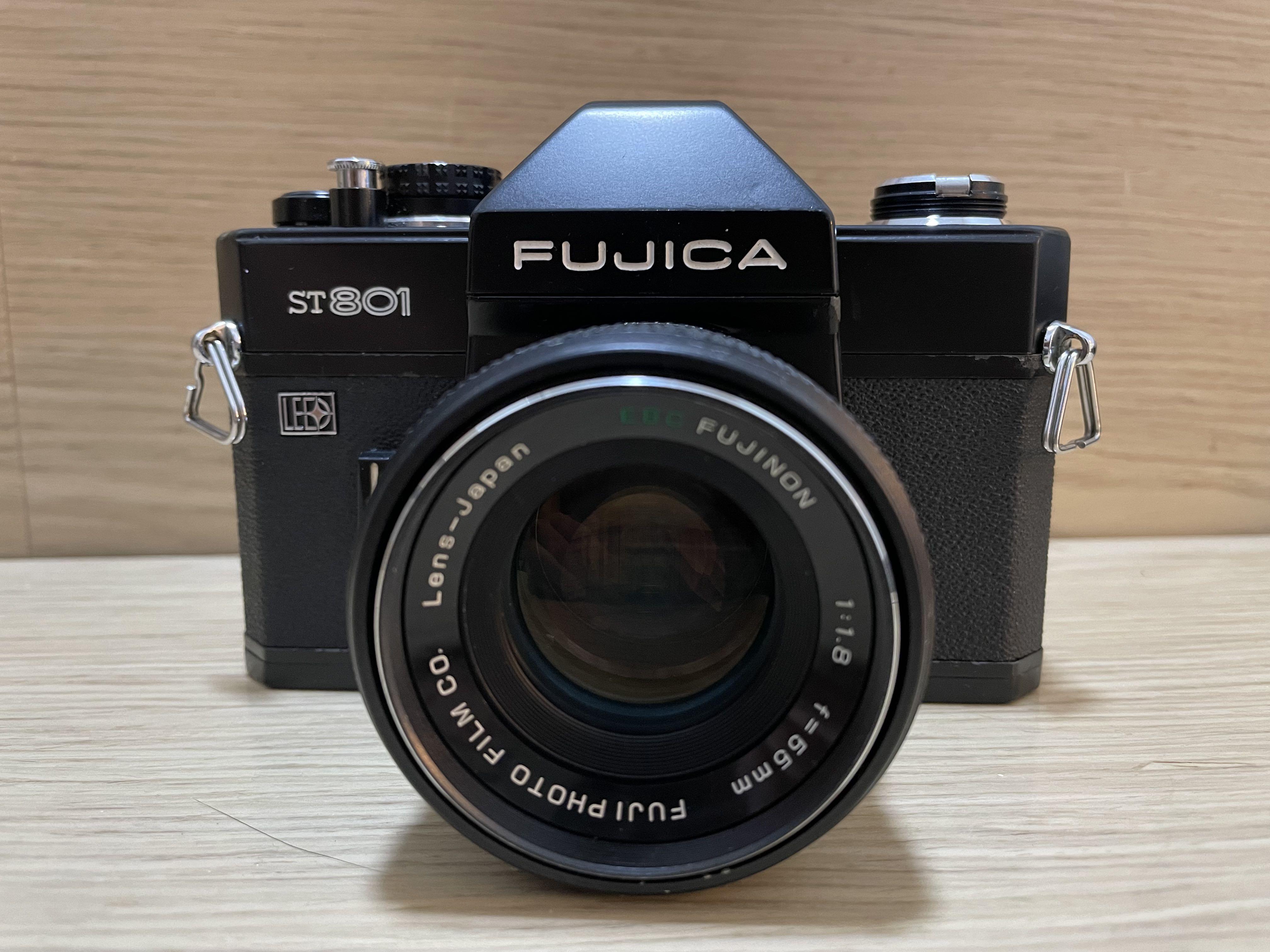 Fujica ST801 菲林相機M42機王（送fujinon EBC 55mm F1.8), 攝影器材