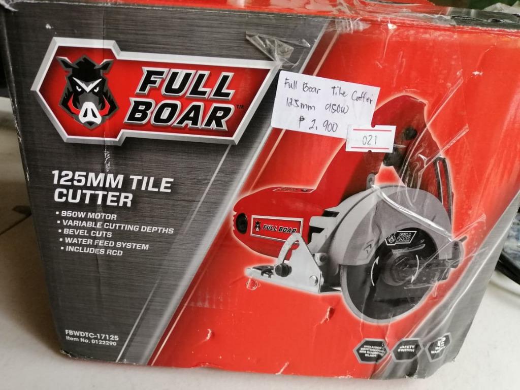Full boar shop tile cutter
