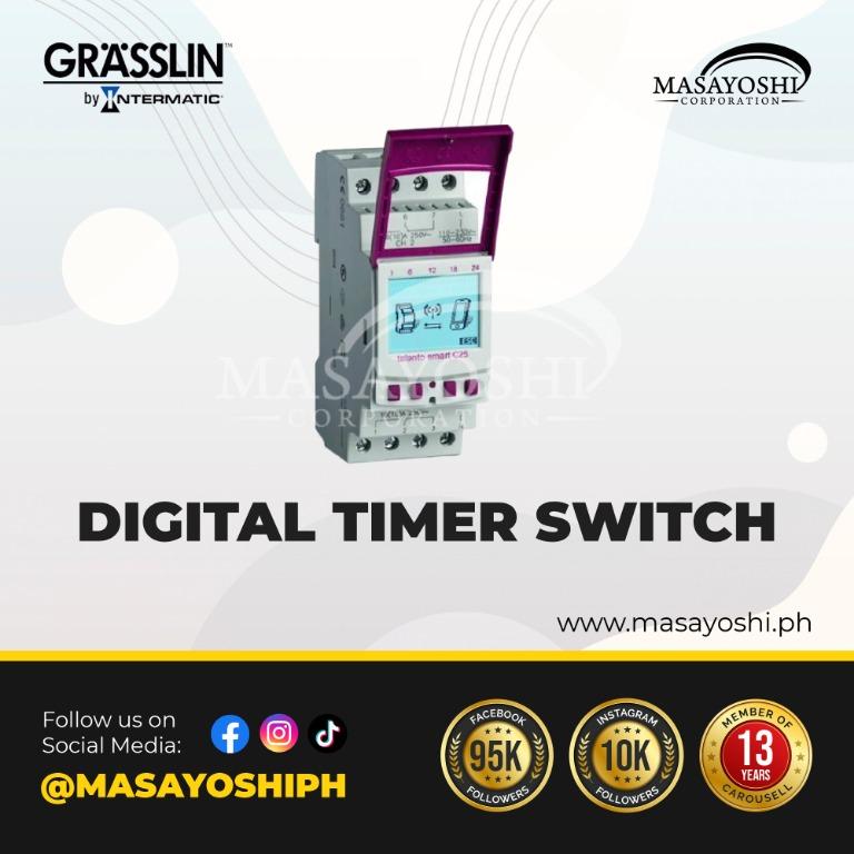 Grasslin Digital Timer Switch Talento Smart C25 Series Model 43.03