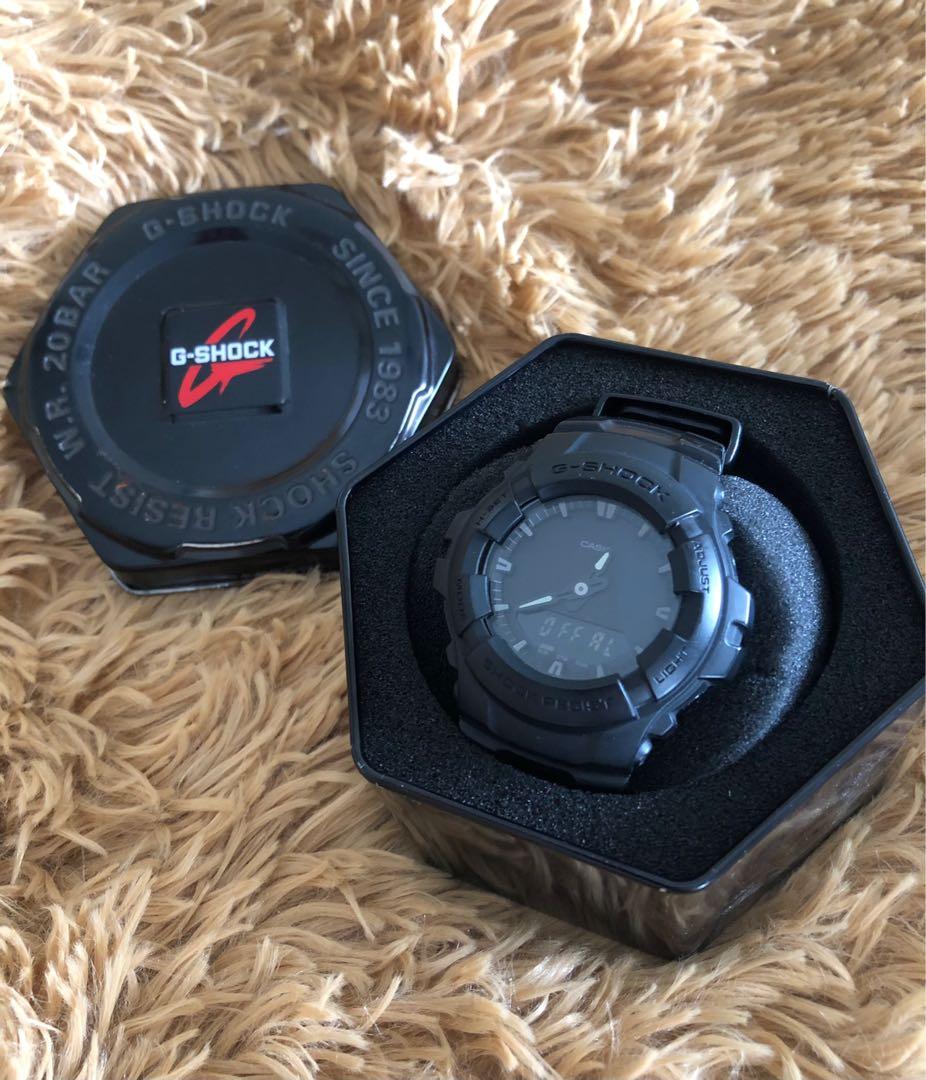 G shock G100BB Digital All Black Women s Fashion Watches