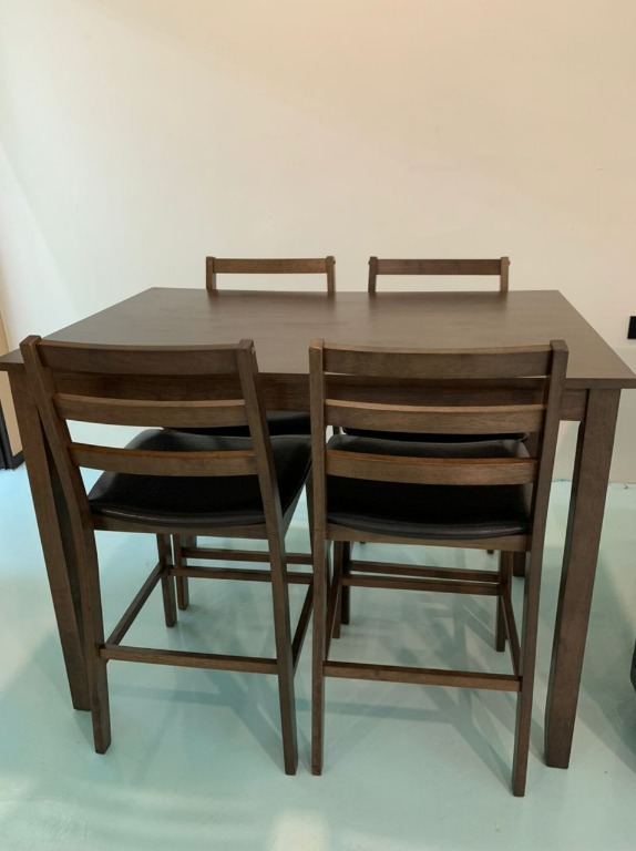 High Table Set, Furniture & Home Living, Furniture, Tables & Sets on