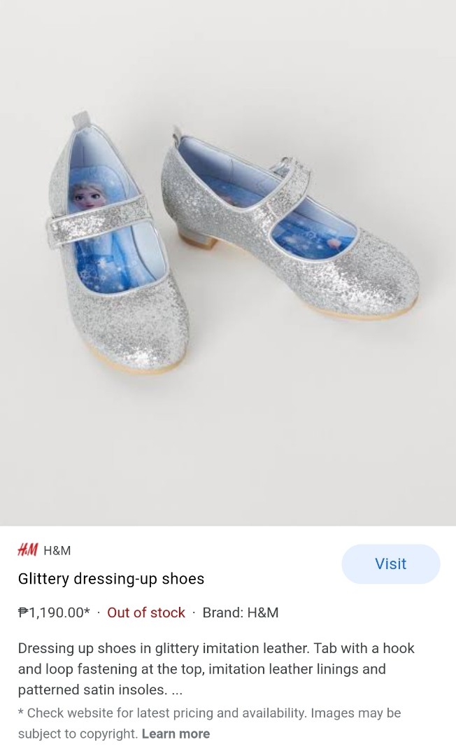 H&m 2025 elsa shoes