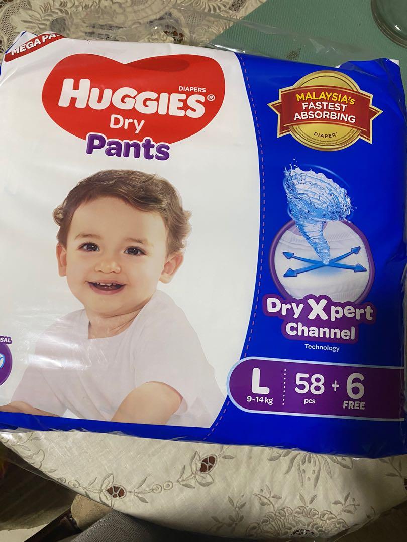 Huggies Dry Pants L size, Babies & Kids, Babies & Kids Fashion on Carousell