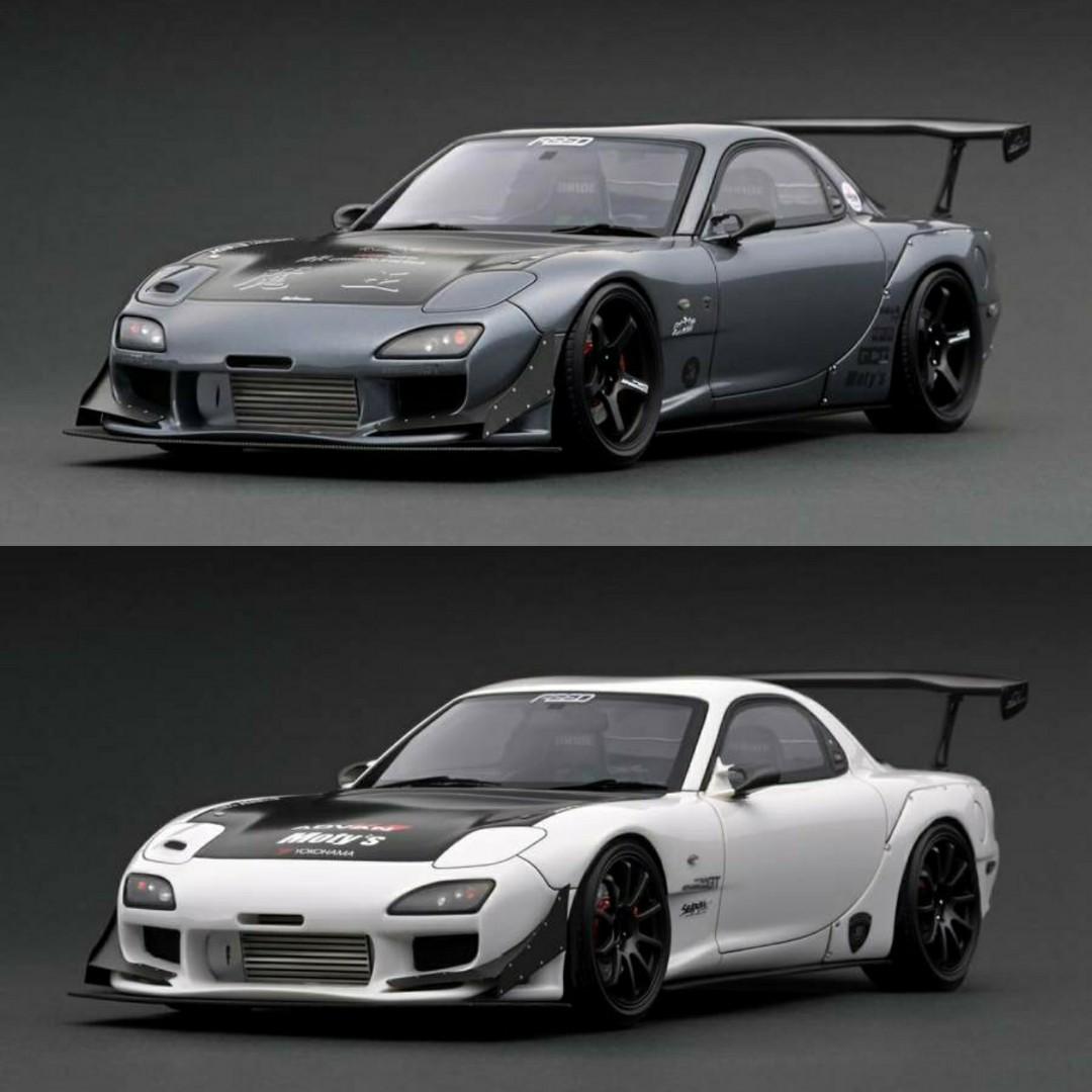 Ignition Model 1/18 FEED RX7 (FD3S) Gun Metallic (IG2041), Hobbies