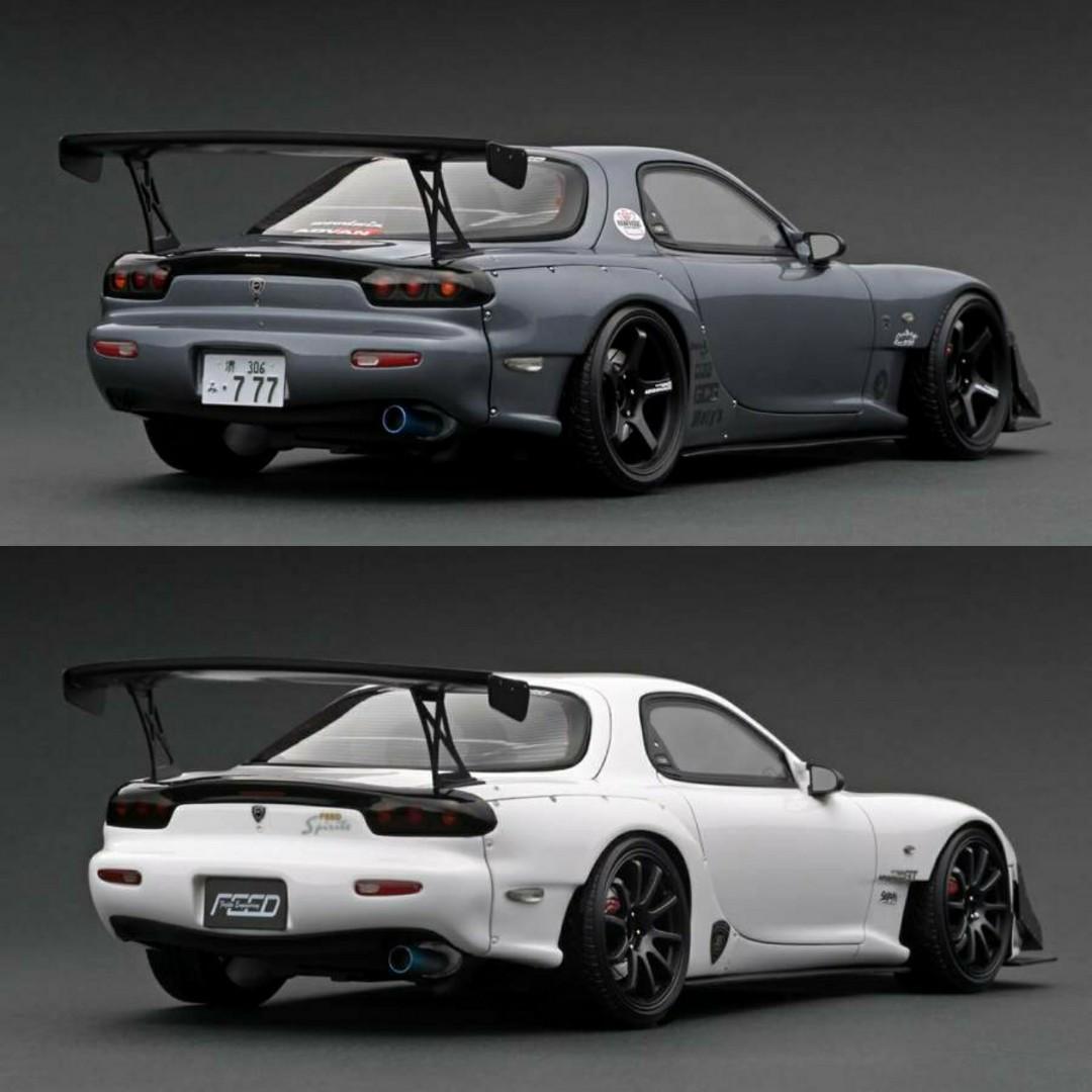 Ignition Model 1/18 FEED RX7 (FD3S) Gun Metallic (IG2041), Hobbies