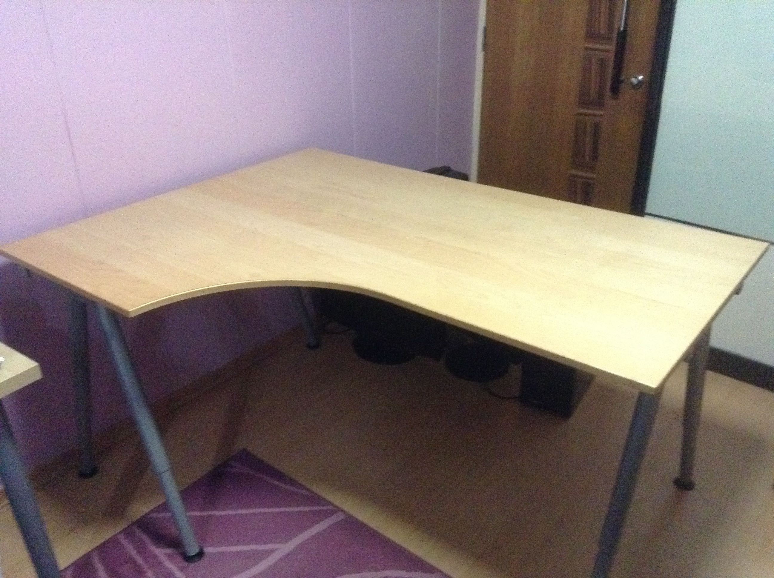 Ikea galant deals corner desk