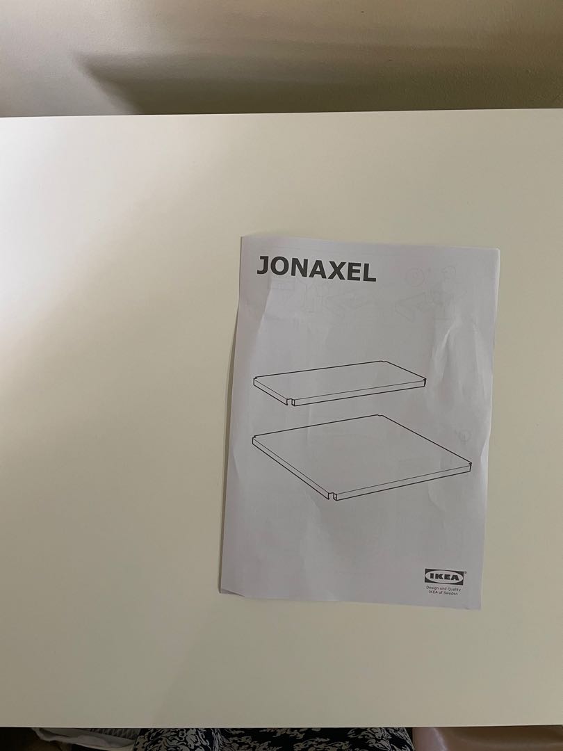 IKEA JONAXEL TOP SHELF WHITE DRAWER, Furniture & Home Living, Furniture