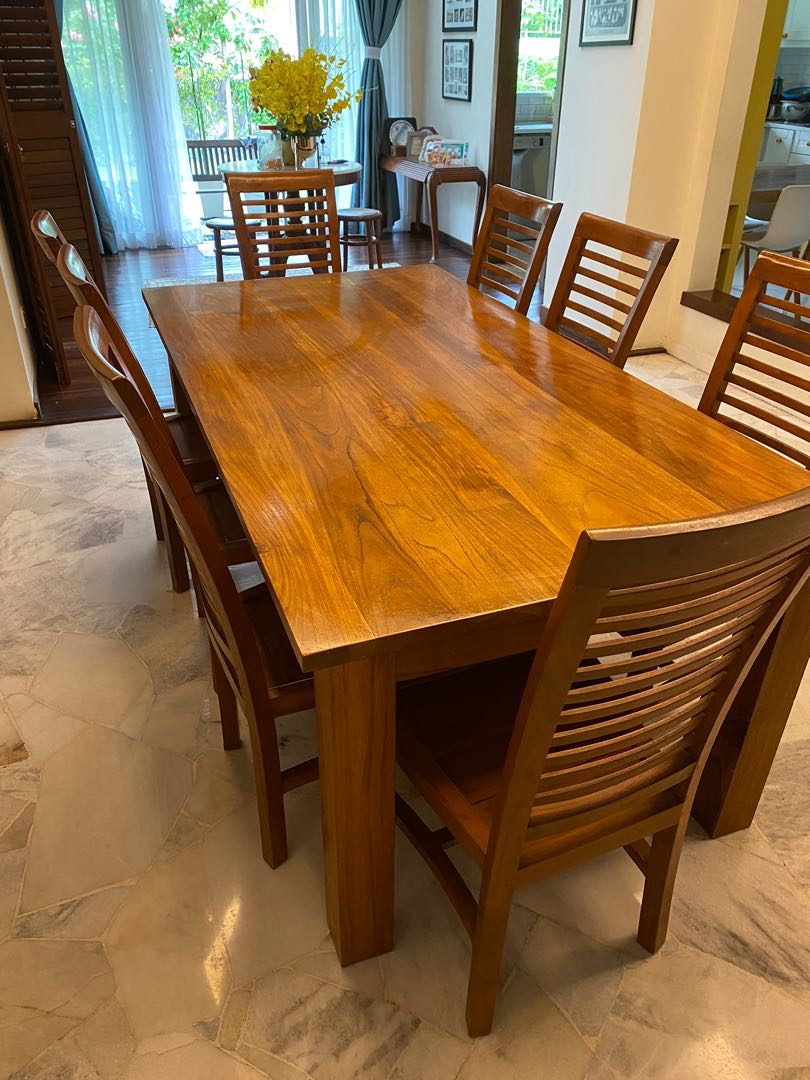 Jati wood furniture top