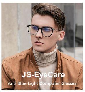 JS-EyeCare High Quality Anti Blue Light Anti UV Anti Radiation Anti Eyestrain Computer Glasses Spectacles (JS-C013)