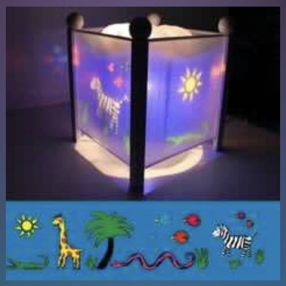 Jungle Magic Lantern By Trousselier Hobbies Toys On Carou Jungle Magic Lantern By Trousselier, Rotating Magic Lamp