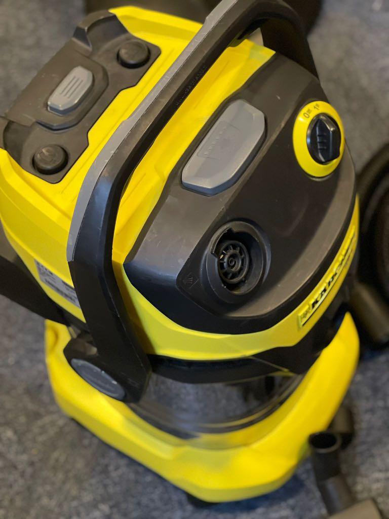 KARCHER WD5 WET/DRY VACUUM CLEANER (1800W) Condition 8/10 180, TV