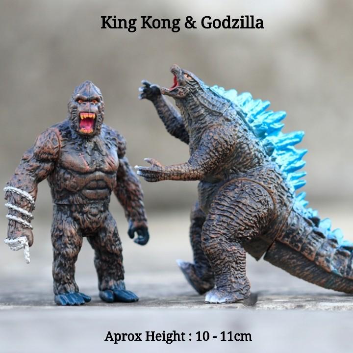King Kong Godzilla Figurines Cake Topper Furniture Home Living Kitchenware Tableware Bakeware On Carousell