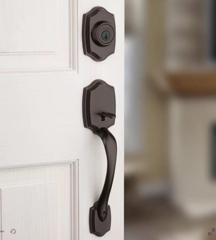 Kwikset Belleview Handleset Deadbolt Keyed One Side (Exterior Only