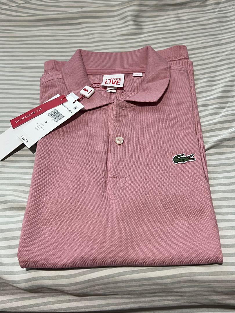 Lacoste LIVE Romatinc Pink Polo Shirt, Men's Fashion, Tops & Sets, Tshirts  & Polo Shirts on Carousell