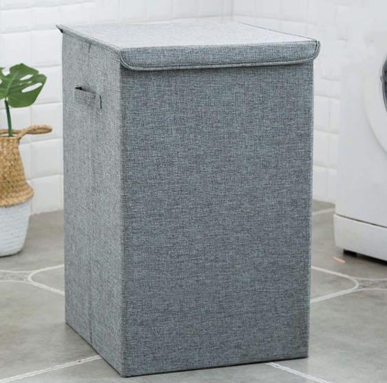 Large Grey Laundry Basket/ Bag, Furniture & Home Living, Home