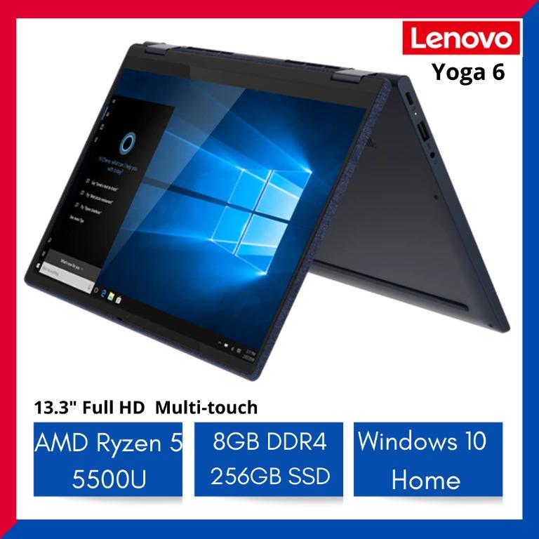 Lenovo Yoga 6 2in1 Convertible Laptop AMD Ryzen 5 5500U 8GB DDR4