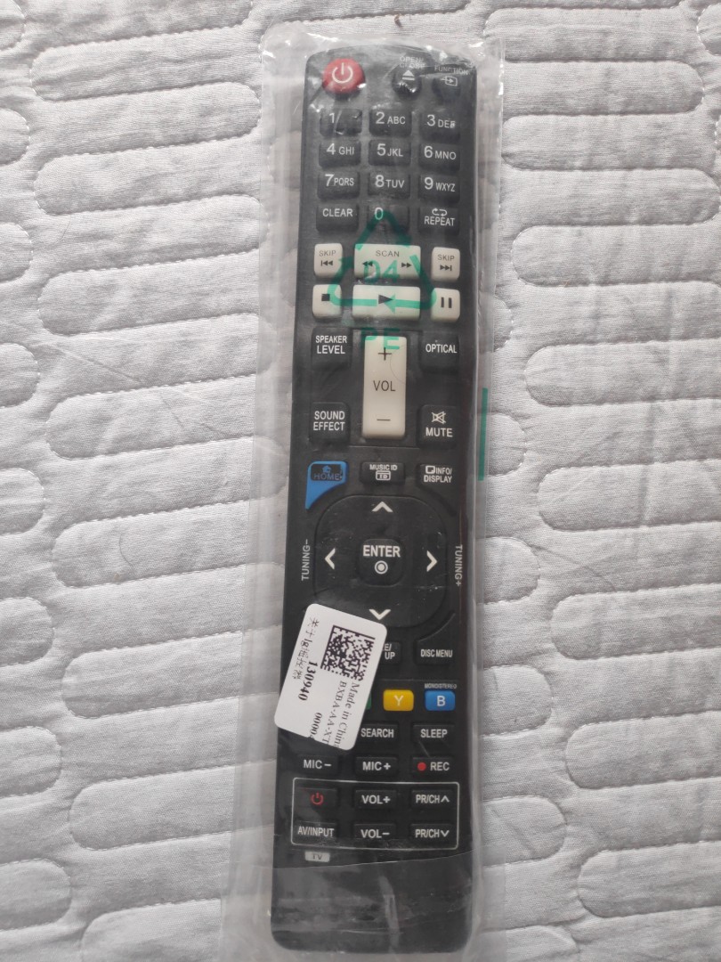 LG blu ray remote controllor, TV & Home Appliances, TV