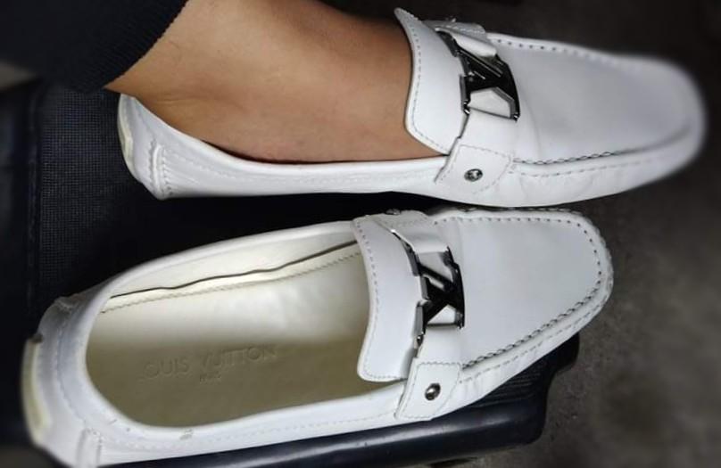 Louis Vuitton White Calf Leather Monte Carlo Driving Loafers - size 40 at  1stDibs  louis vuitton driving loafers, louis vuitton monte carlo, red  bottom loafers louis vuitton