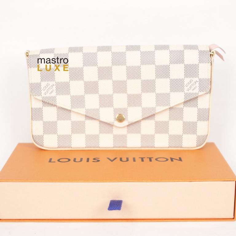 Louis Vuitton Pochette Felicie N63106 , Luxury, Bags & Wallets on
