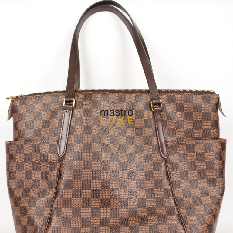 L V Damier Azur Totally MM, Luxury, Bags & Wallets on Carousell