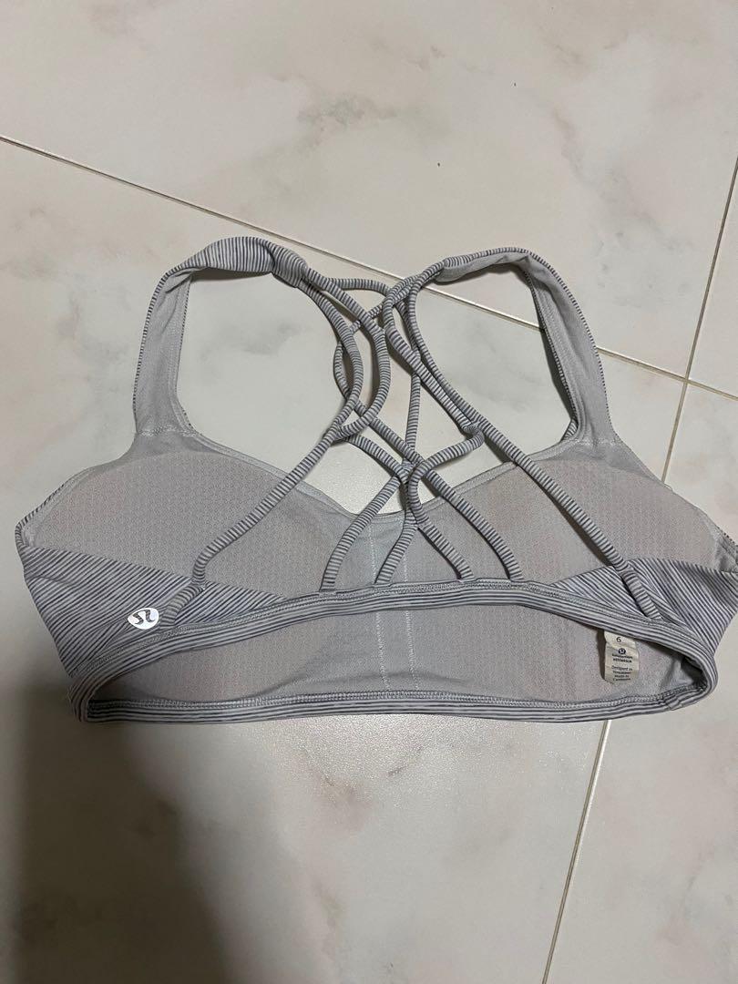 LIKE NEW! Lululemon Invigorate White Sports Racerback Bra