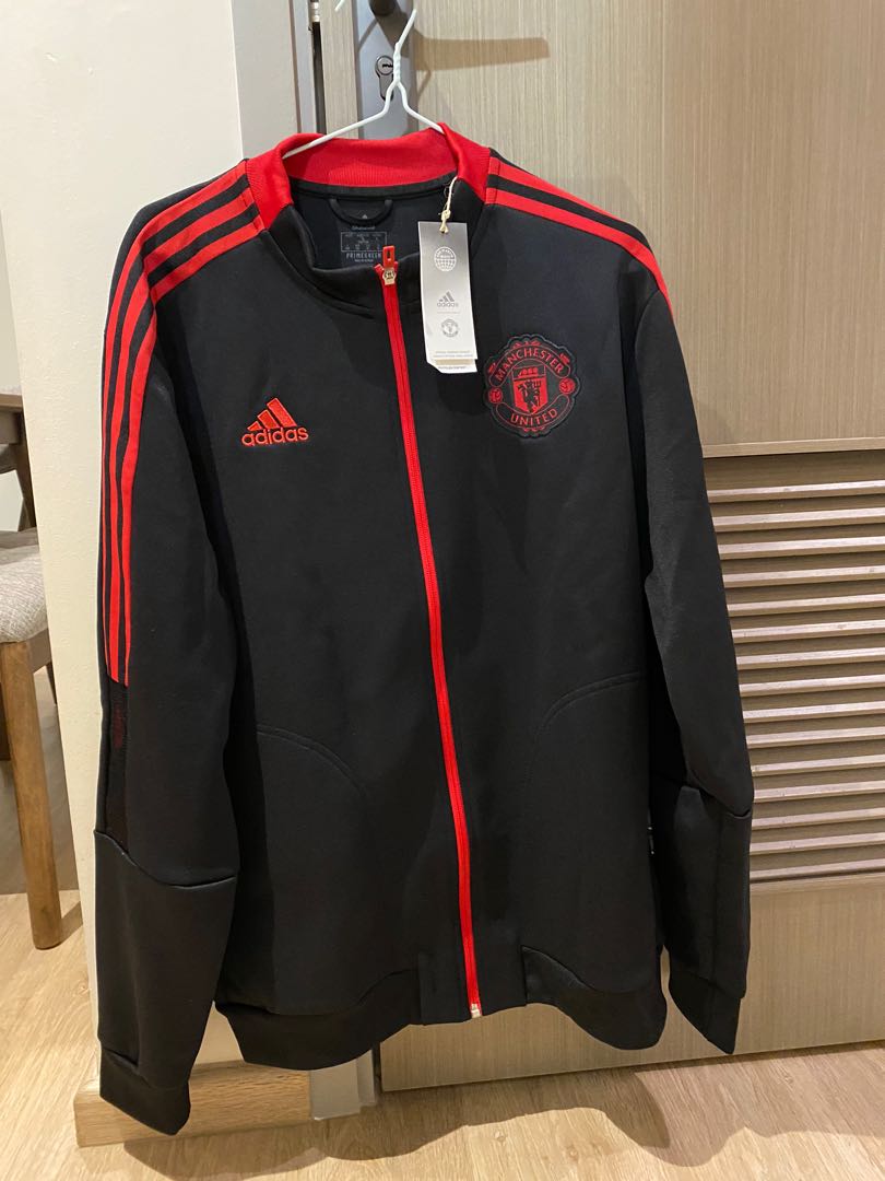 Manchester united anthem jacket sales black