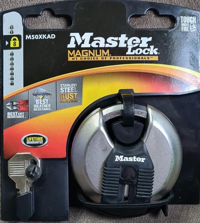 MASTER LOCK Magnum M50XKAD, Furniture & Home Living, Security & Locks