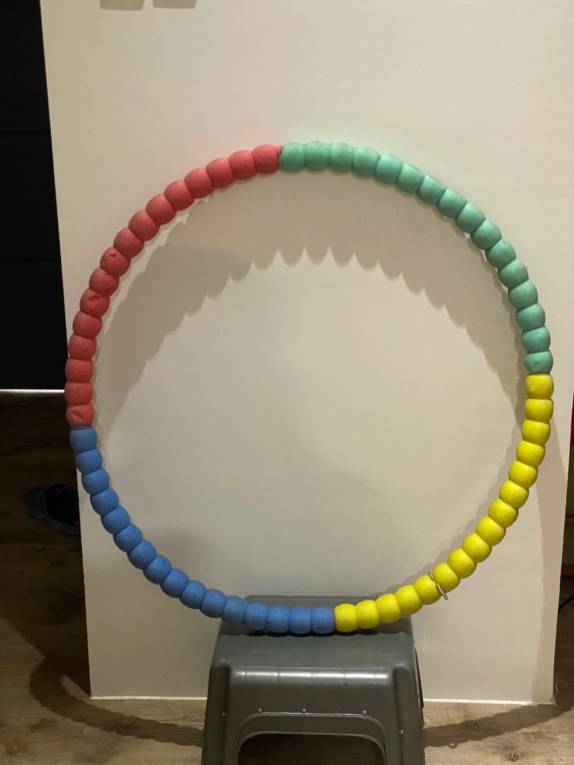 Metal Hula Hoop Foam Covered Sports Equipment Exercise