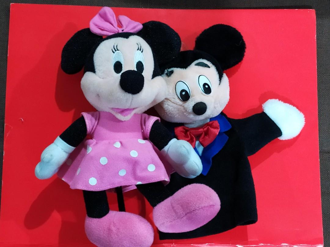Mickey Minnie mouse puppet stuff toys (Category: Plushies & Soft Toys) located in Quezon City. Submitted by swiftbird_acaae2 (Listing ID 1129410966, Image 1). Description: Mickey Mouse Puppet 9 " Tall and Minnie Mouse Stuff Toy 10 " Tall Php700..