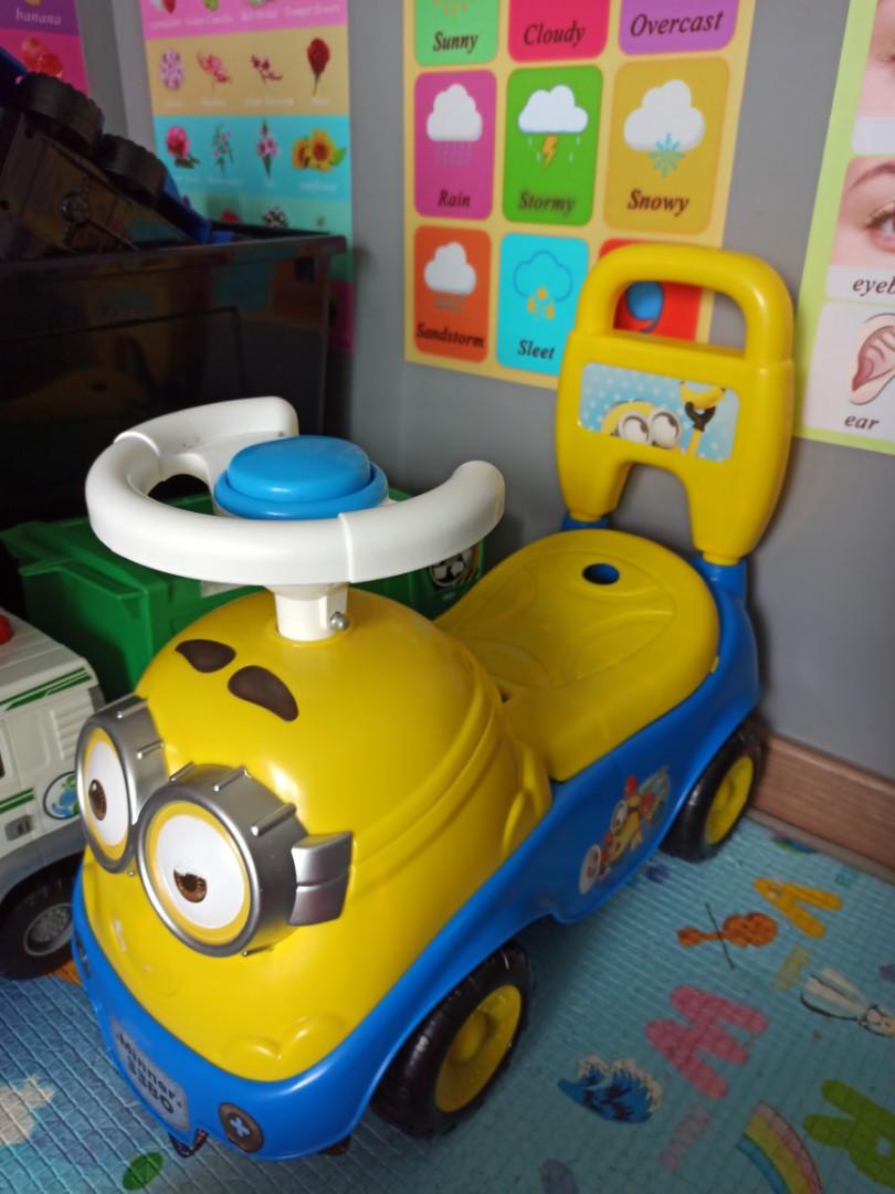 Minion car, Babies & Kids, Infant Playtime on Carousell